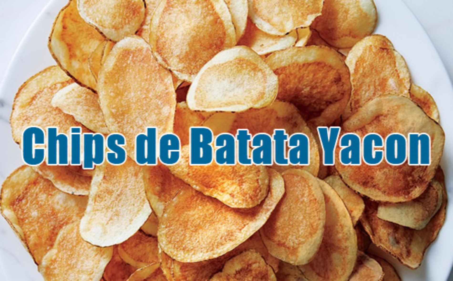 Receita FIT Chips De Batata Yacon Receitas Fitness