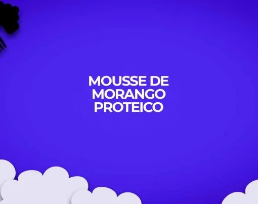 mousse morango proteico receitas anabolicas