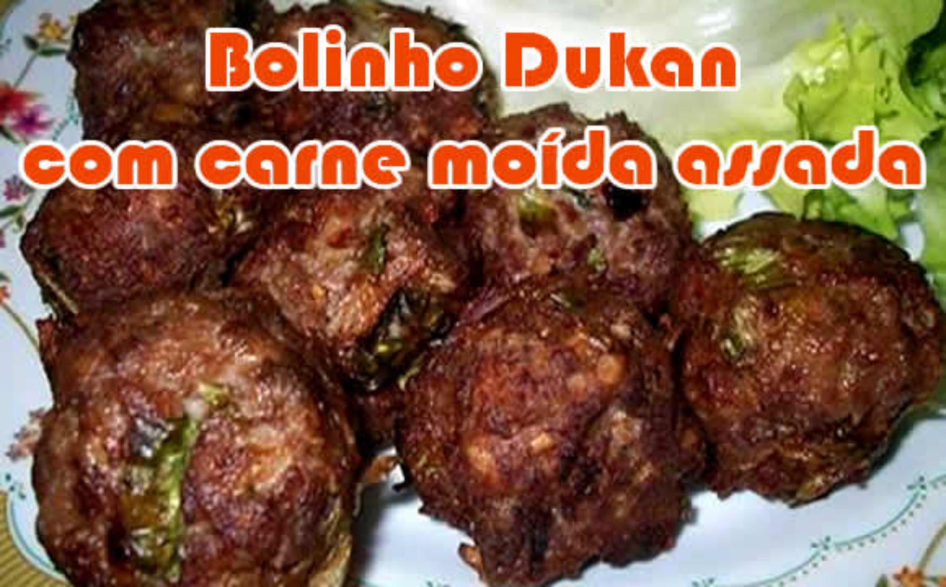 Bolinho Dukan De Carne Assada Receitas Fitness