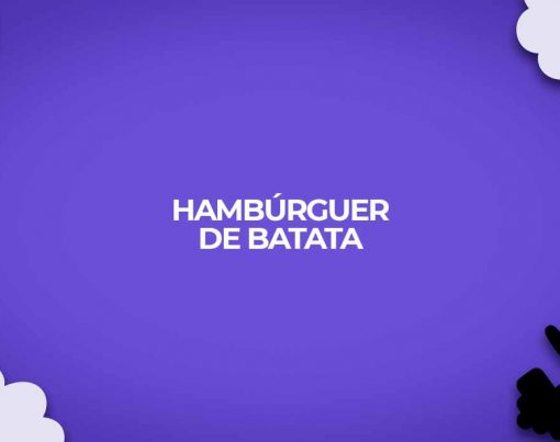 receita hamburguer detox de batata