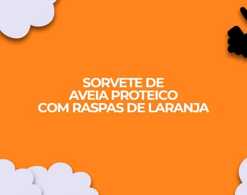 sorvete de aveia proteico com whey