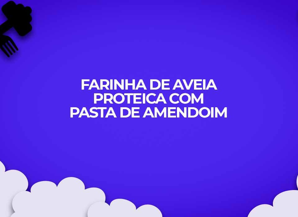 farinha de aveia proteica com gotas de chocolate