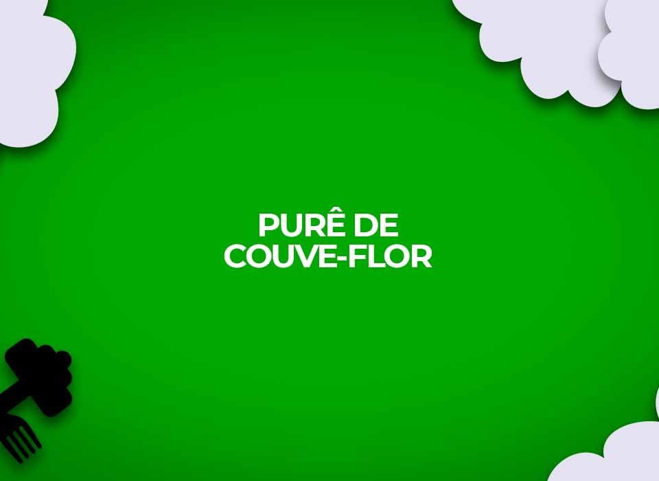 pure de couve flor receita dieta dos pontos