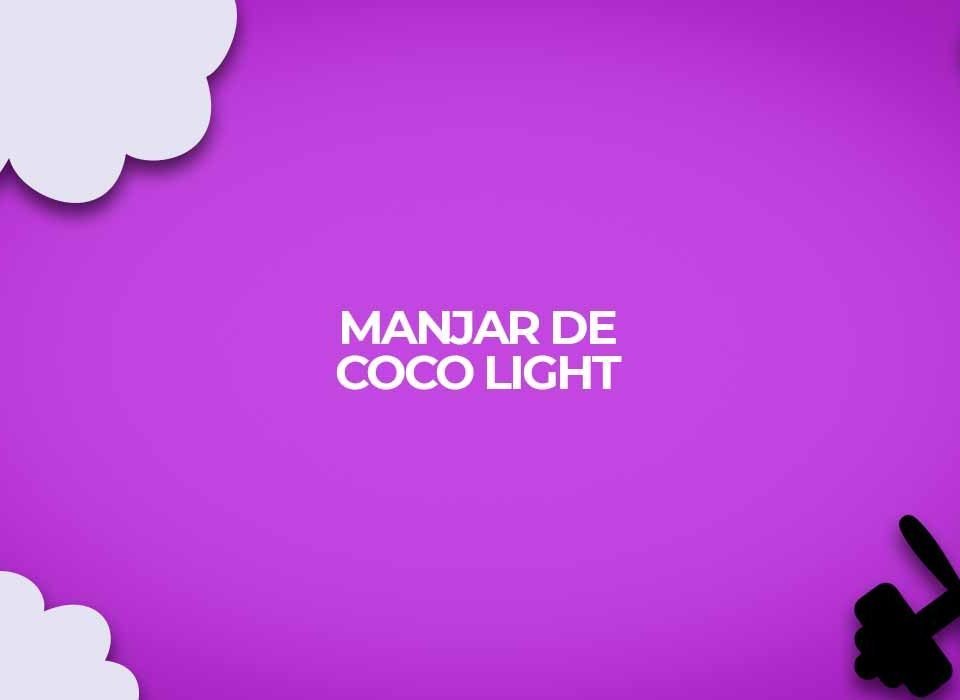 manjar de coco ligh receitas fit