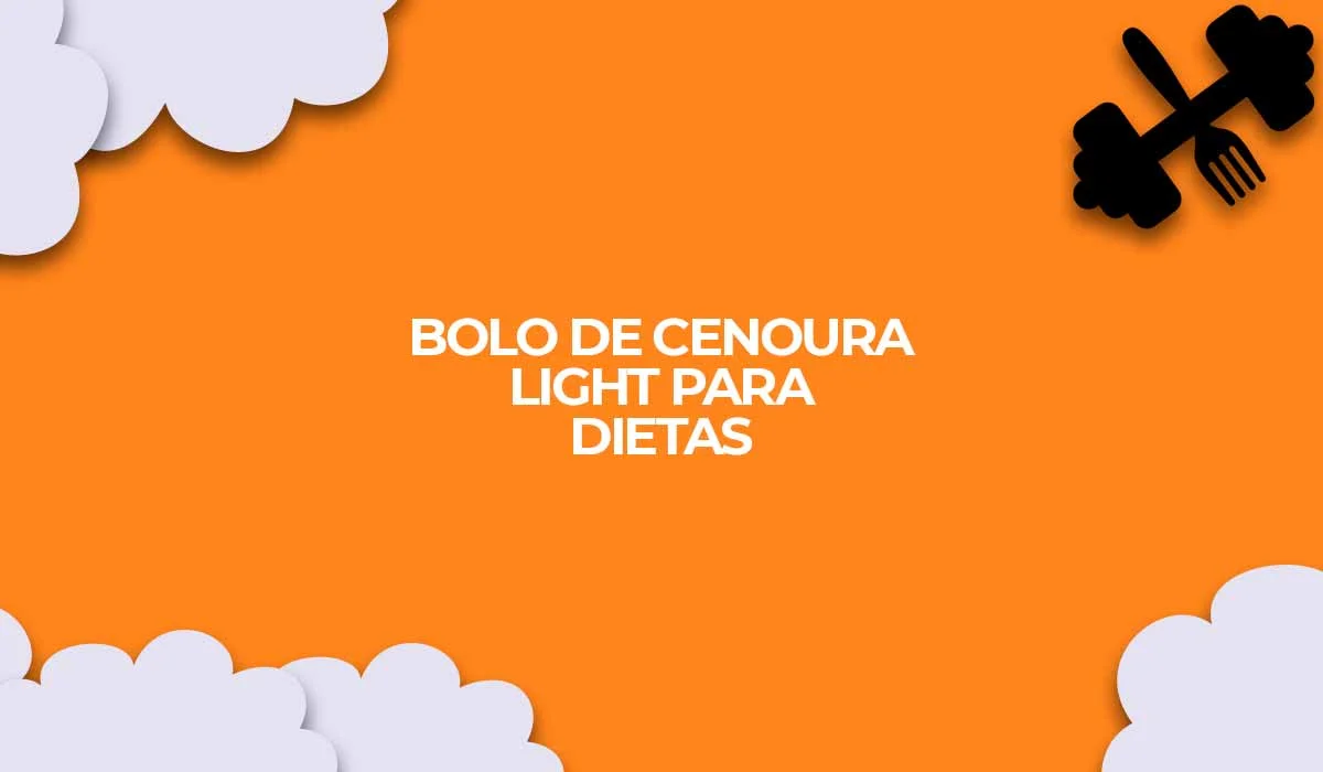 receita bolo de cenoura light fit