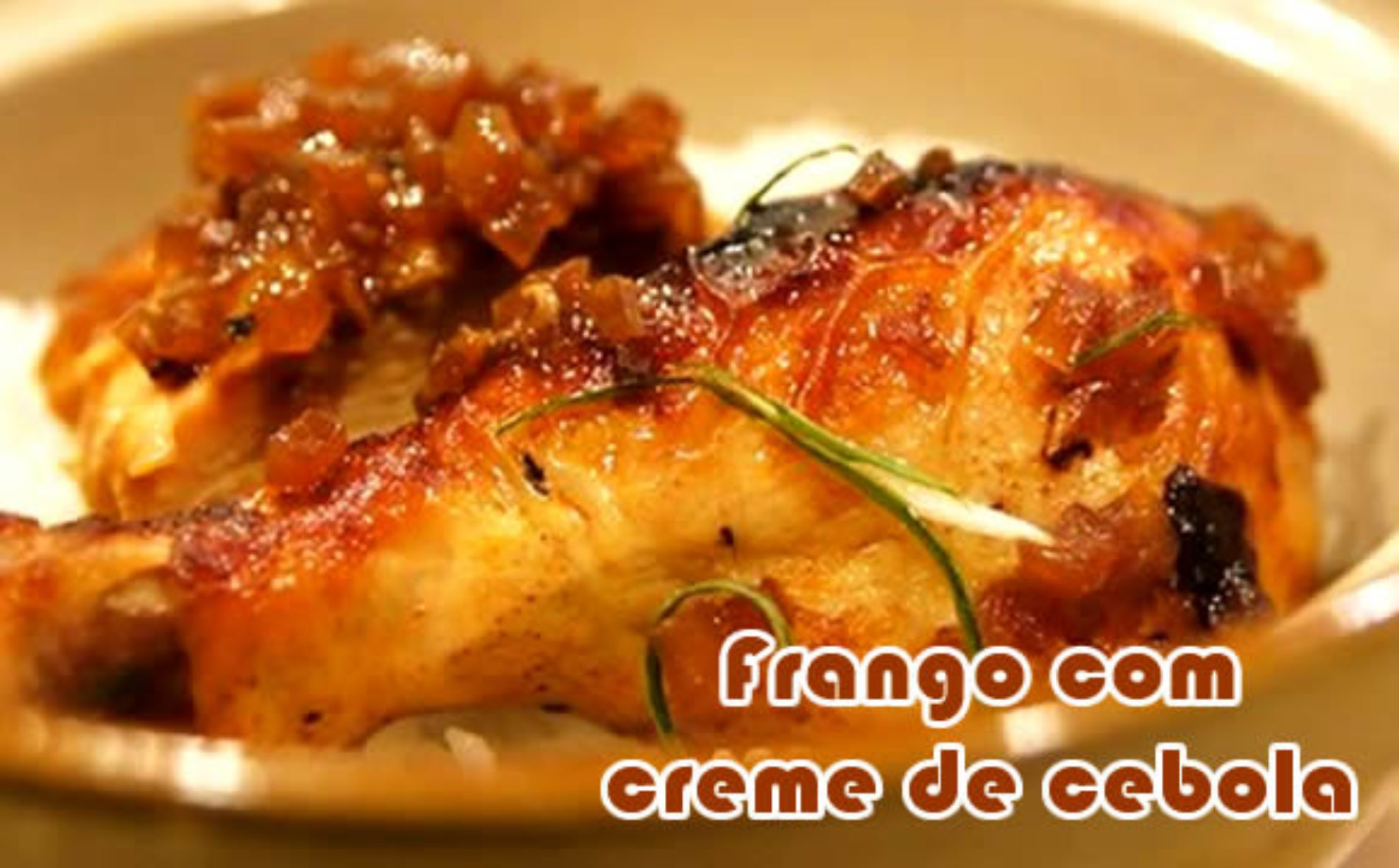 Receita Fit De Frango Com Creme De Cebola Receitas Fitness