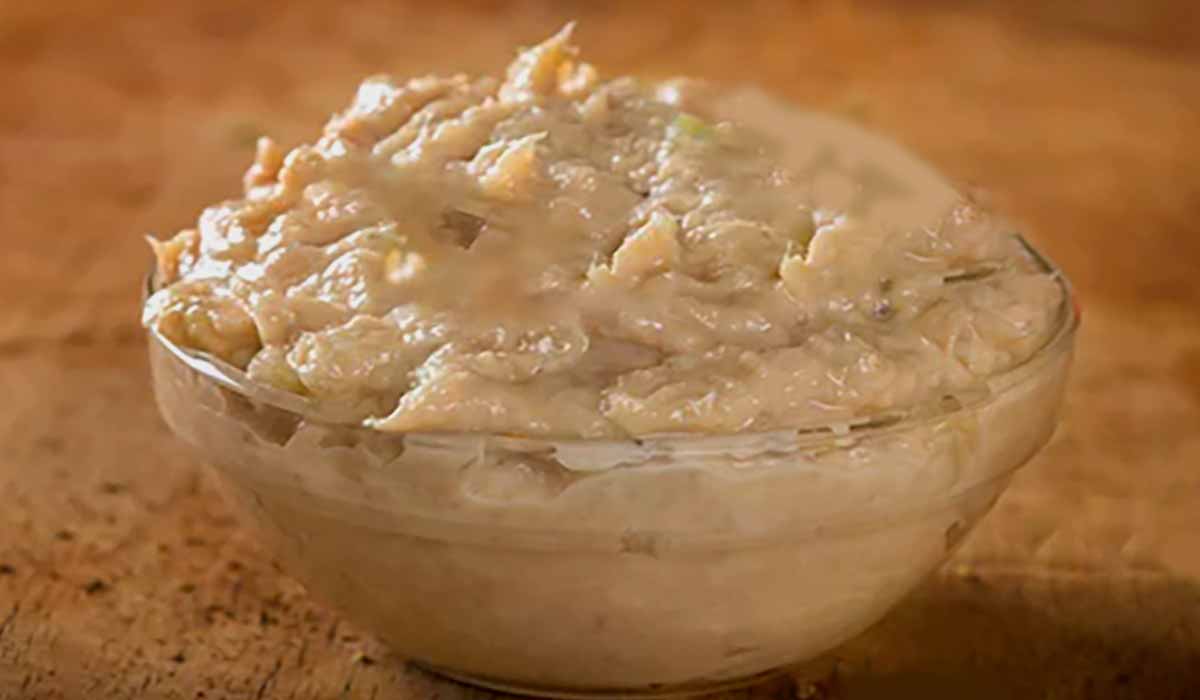 Patê de atum com iogurte. Receitas dukan para dietas.
