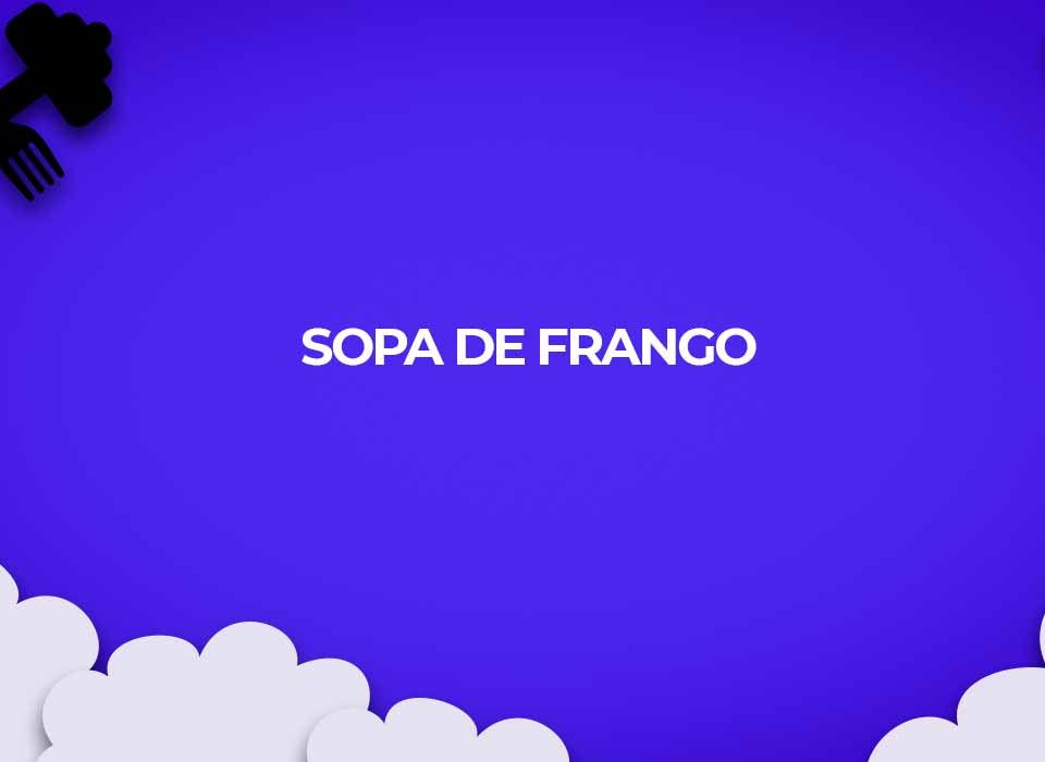 sopinha de frango fase ataque dukan