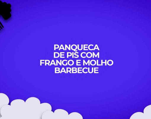panqueca de pis com frango molho barbecue