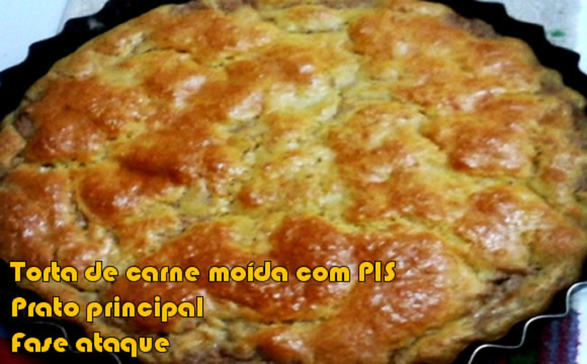 Torta De Carne Moída Pis E Requeijão Fit Receitas Fitness