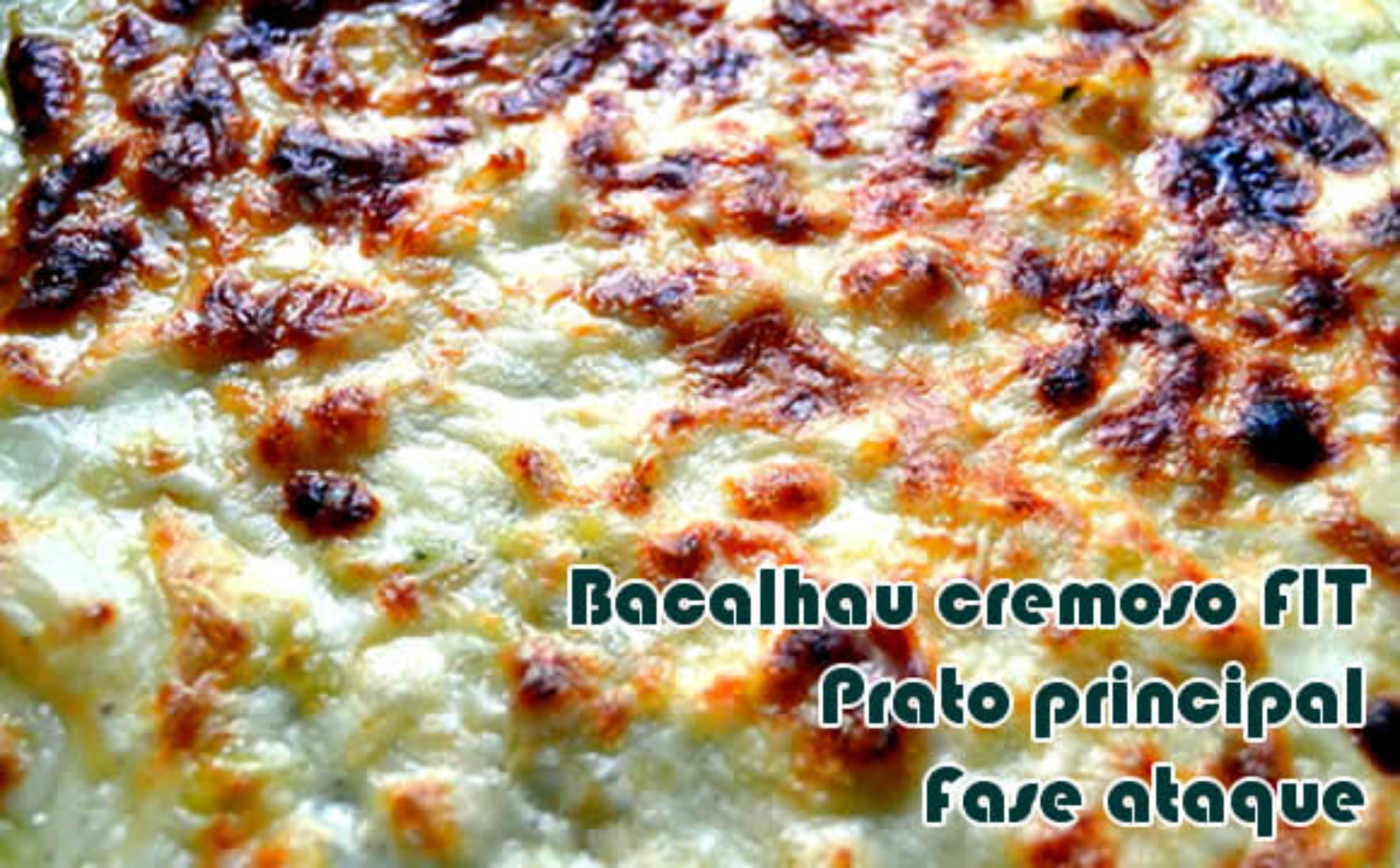 Bacalhau Cremoso Com Requeijão Fit Receitas Fitness