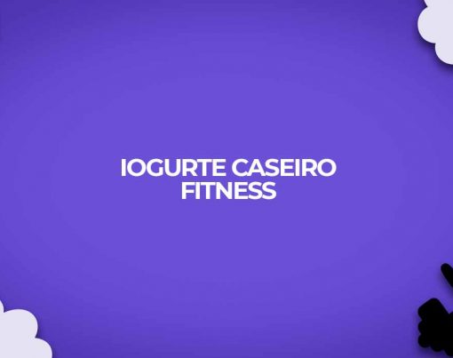 receita fit iogurte de sabores