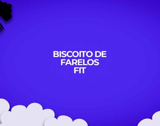 receita fit biscoito de farelos