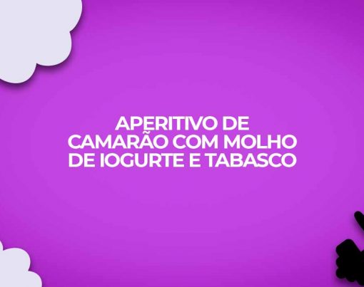 aperitivo de camarao fitness com molho