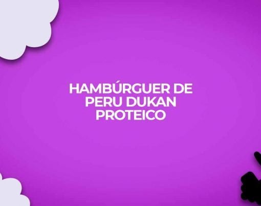 receita fit hamburguer de peru dukan