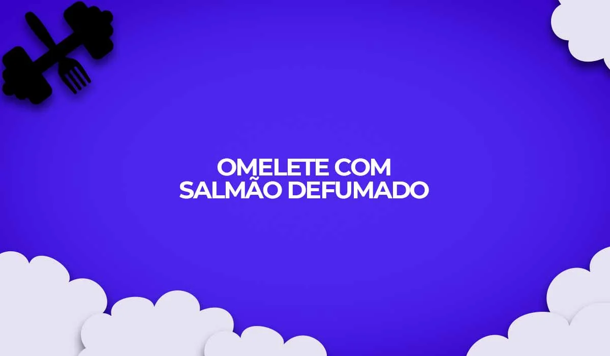 receita omelete com salmao defumado fit light dukan