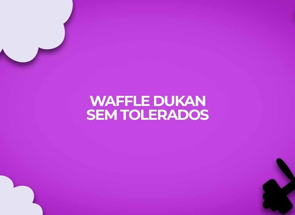 receita fit waffle dukan ataque