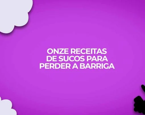 receitas abdomen definido sucos detox perder barriga