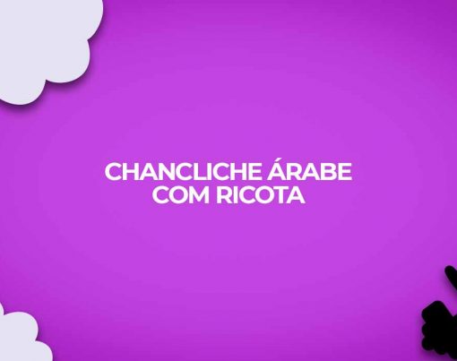 receita fitness chancliche arabe ricota