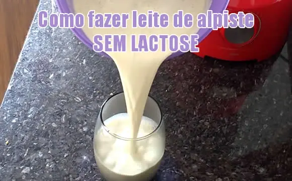 receita como fazer leite alpiste fitness sem lactose