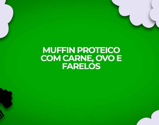 receita muffin proteico carne ovo farelo dukan