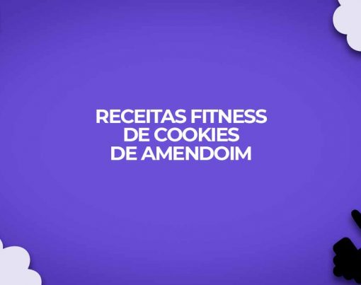 receita fitness cookie amendoim caseiro