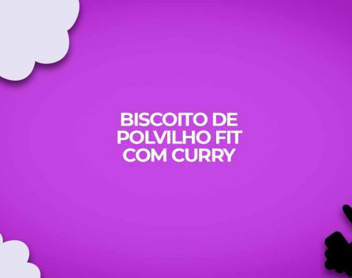 biscoito fitness polvilho curry
