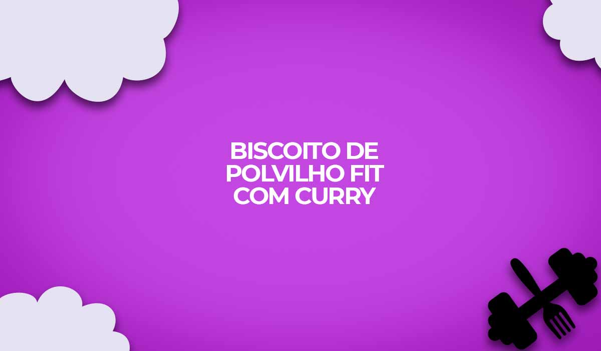 biscoito fitness polvilho curry