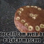 bolo doce fitness receita acucar mascavo banana farinha de aveia