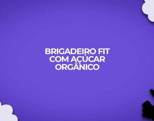 brigadeiro fit leite desnatado cacau acucar organico