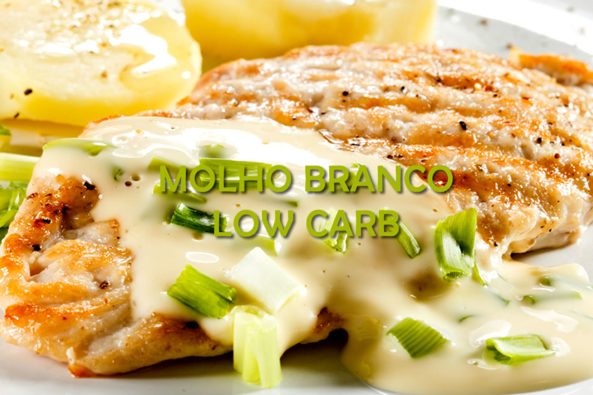 Molho branco Low Carb para carnes | Receitas Fitness