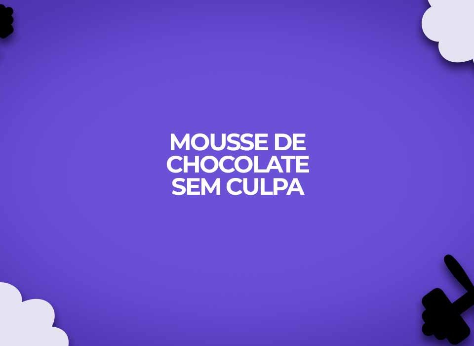 mousse chocolate saudavel sem culpa com cardamomo