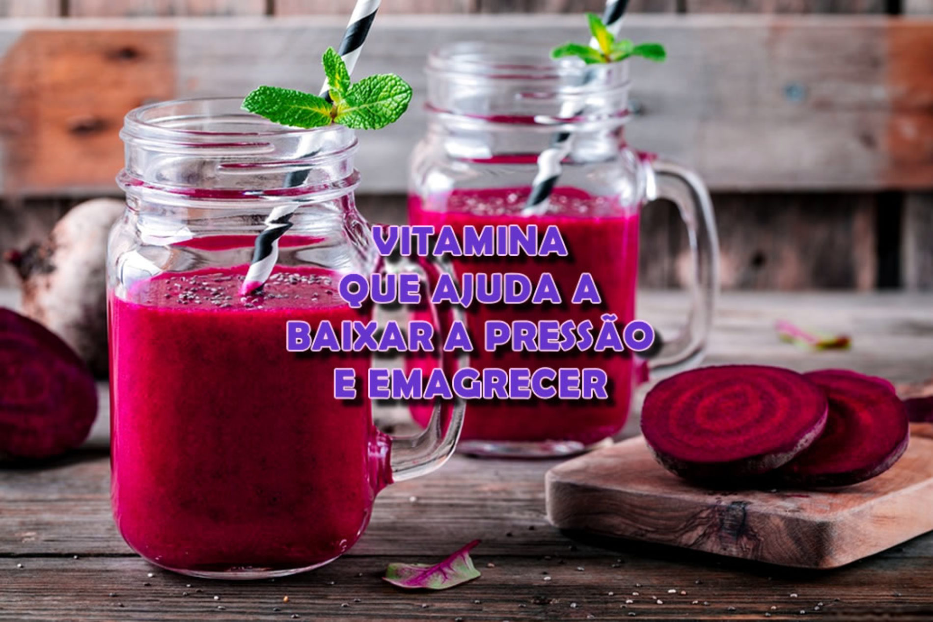 Receita FIT de vitamina que baixa pressão e ajuda emagrecer | Receitas ...