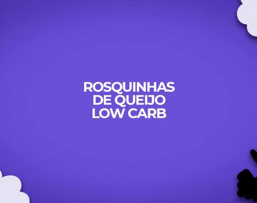 receita fitness rosquinhas queijo low carb