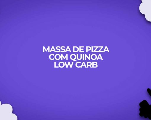 massa de pizza com quinoa low carb dietas fitness