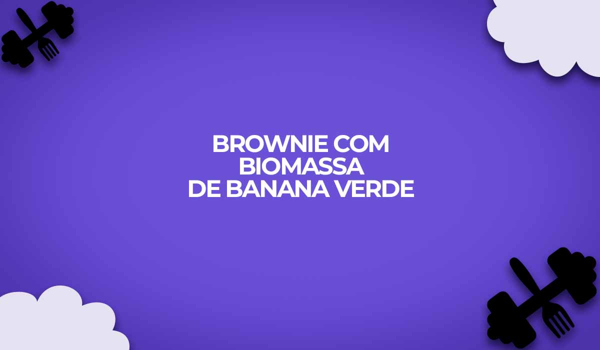 brownie fitness com biomassa de banana verde receita