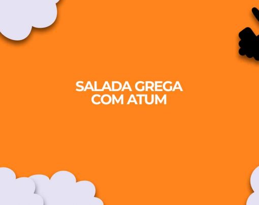 jantar rapido para dieta fitness salada grega com atum