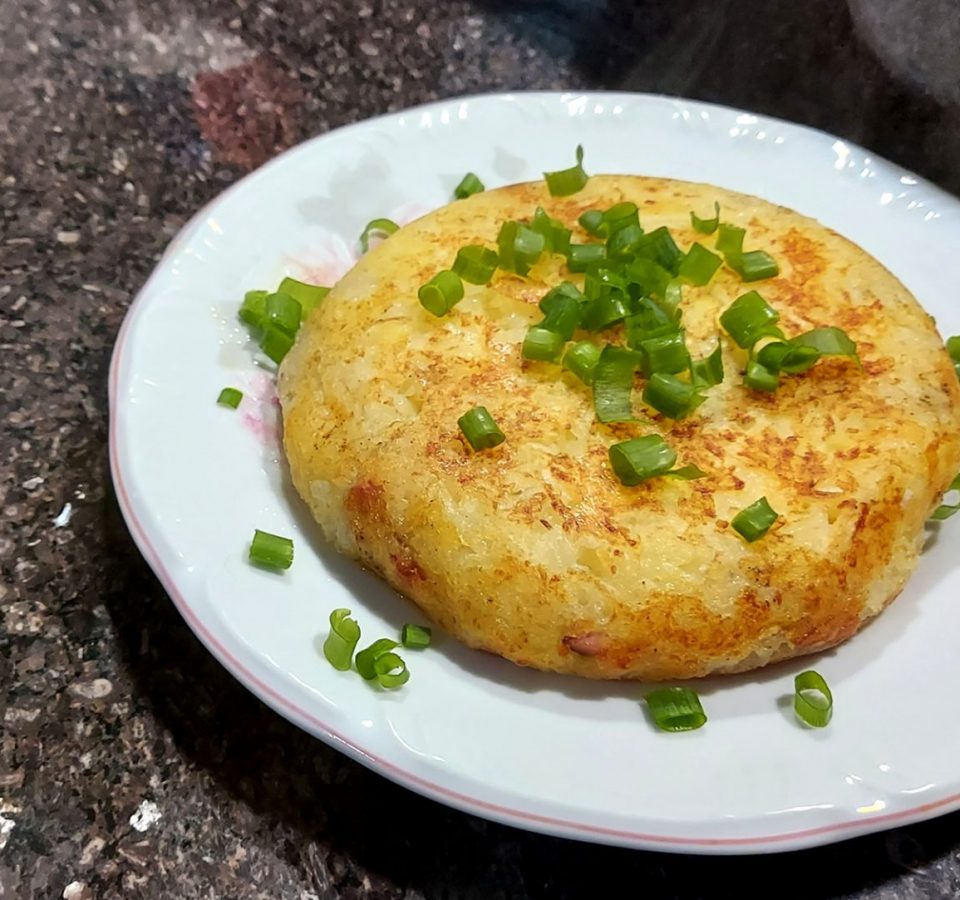 receita fitness batata rosti recheada com frango