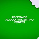 receita de alfajor argentino fitness para dietas
