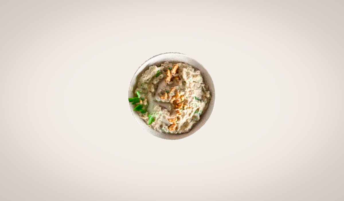 Como fazer babaganouch patê vegano de berinjela.