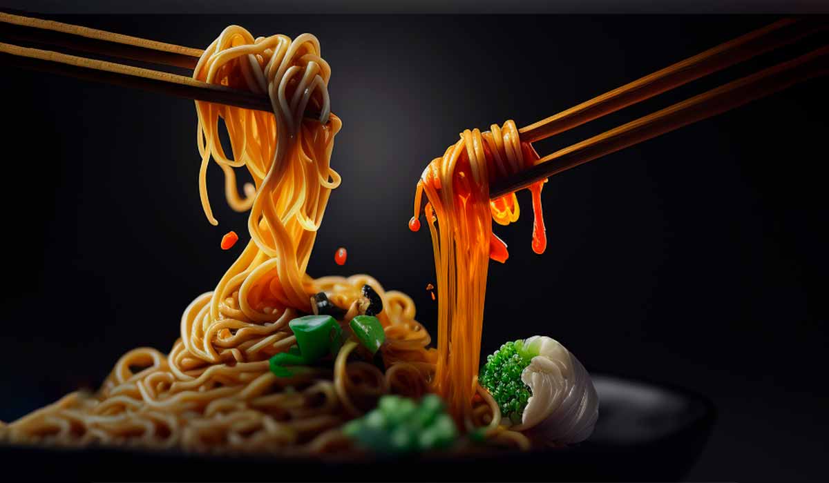 Receita de Yakisoba fitness para dietas.