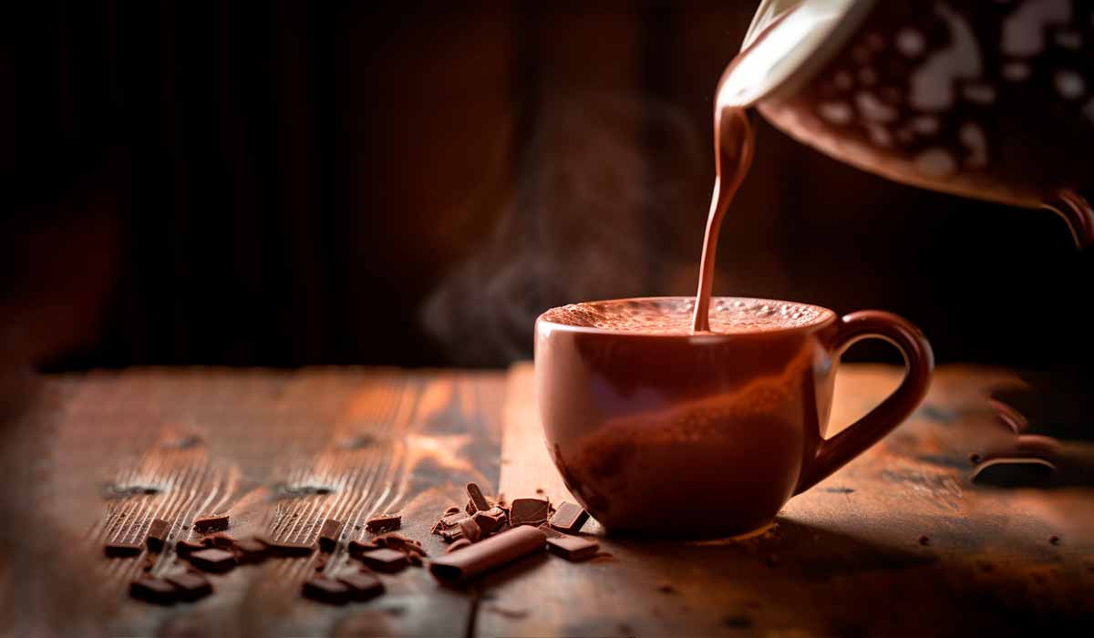 Chocolate quente fitness para este inverno.