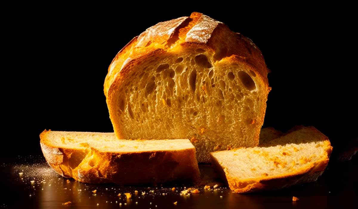 Pão sem lactose para dietas. Receita fit de pão caseiro sem lactose.
