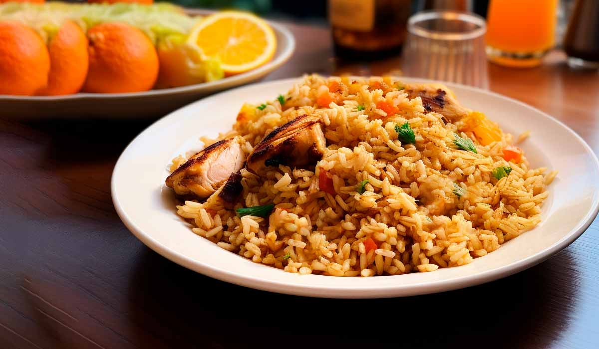 Receita de arroz caipira fit para dietas.