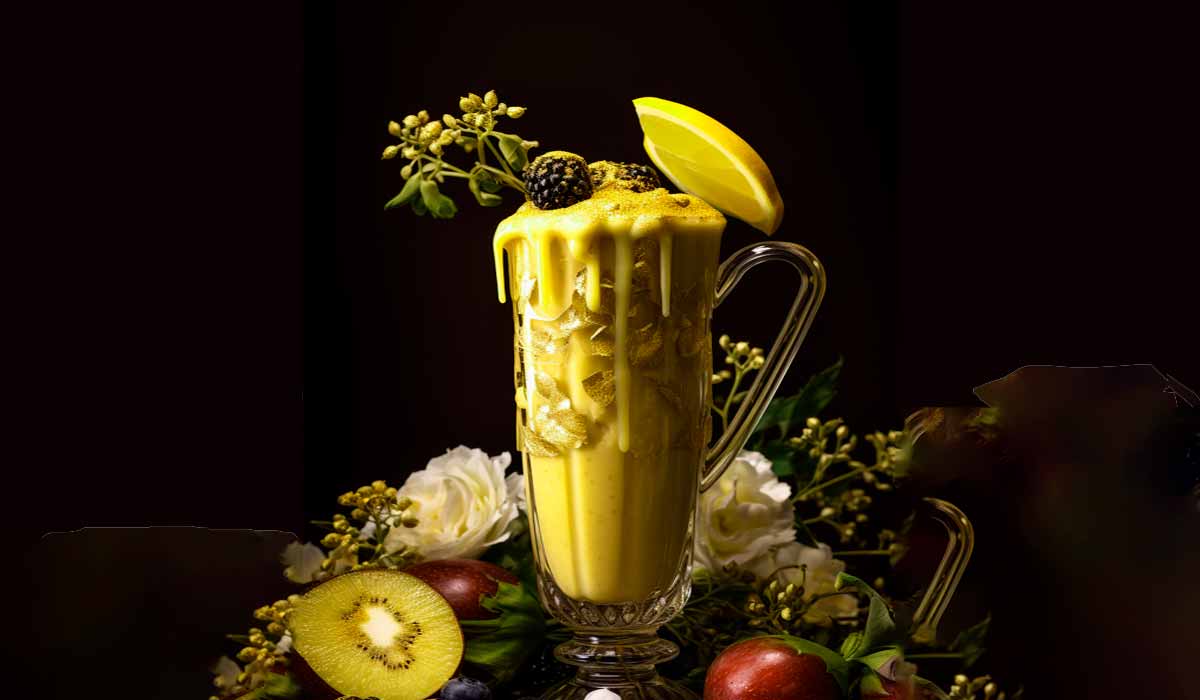 Receita fit com Kiwi, Smoothie de Kiwi com Banana e Aveia.