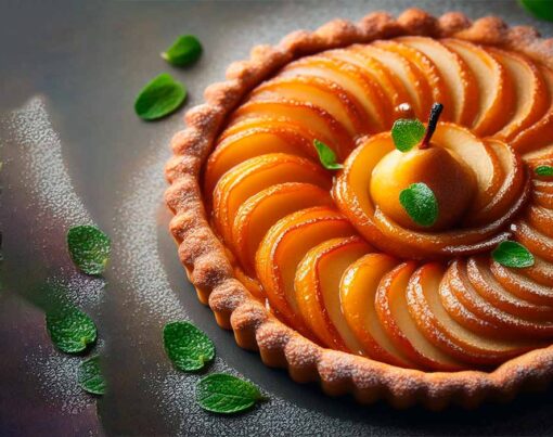 Sobremesa-fitness-torta-com-pera-rica-em-fibras