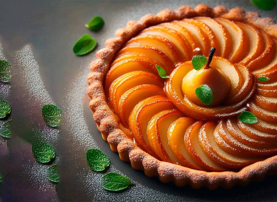 Sobremesa-fitness-torta-com-pera-rica-em-fibras