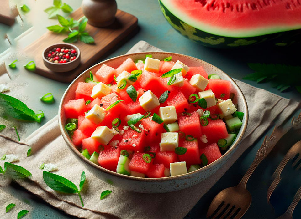 Salada-de-melancia-com-queijo-feta-hortela-e-limao