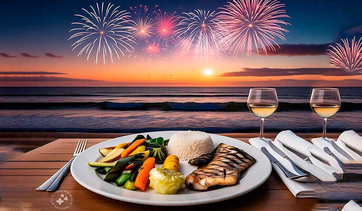6 receitas fitness para o réveillon 2025. Melhores receitas para o seu ano novo.