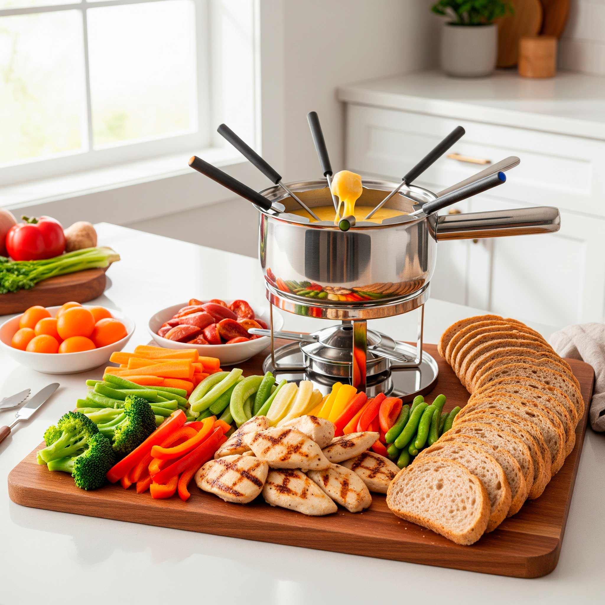 Fondue Fit e Saboroso para o Frio: Prazer Sem Culpa!